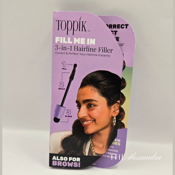 Toppik Fill Me In Hairline Filler Medium Brown 2g Sample/Travel Size New In Box - Picture 1 of 8